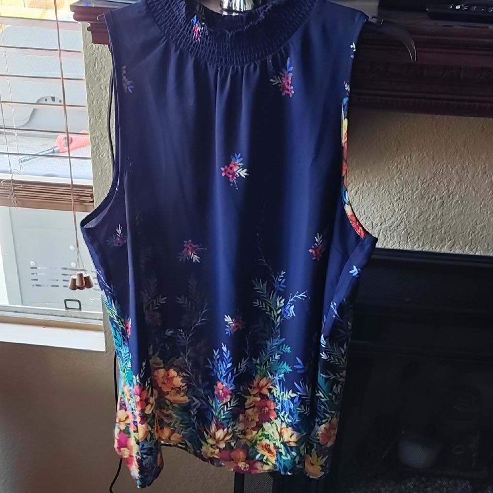 Floral Sleeveless Top